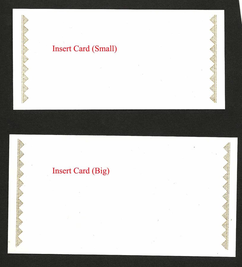 Insert Card (B), Accessories
