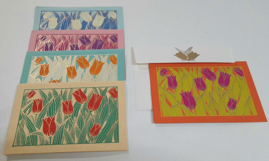 Tulip Card, Cards with Envelopes