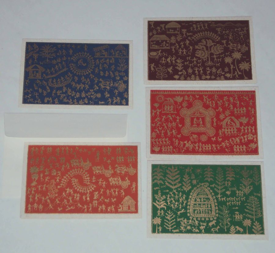 Warli, Cards with Envelopes