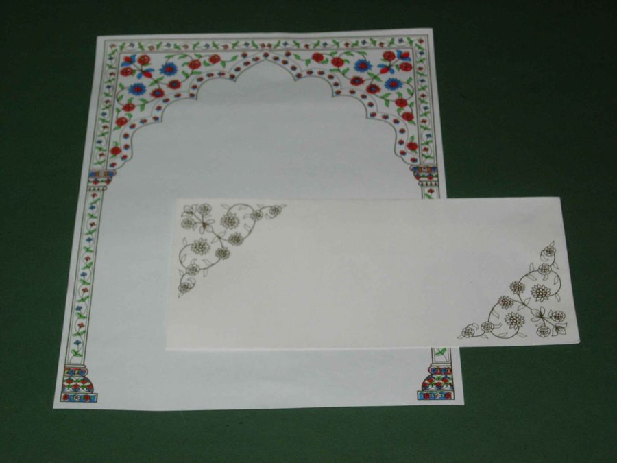 Minakari, Letter Papers with Envelopes